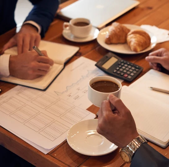 Corporate tax analysts supporting a business with deregistration